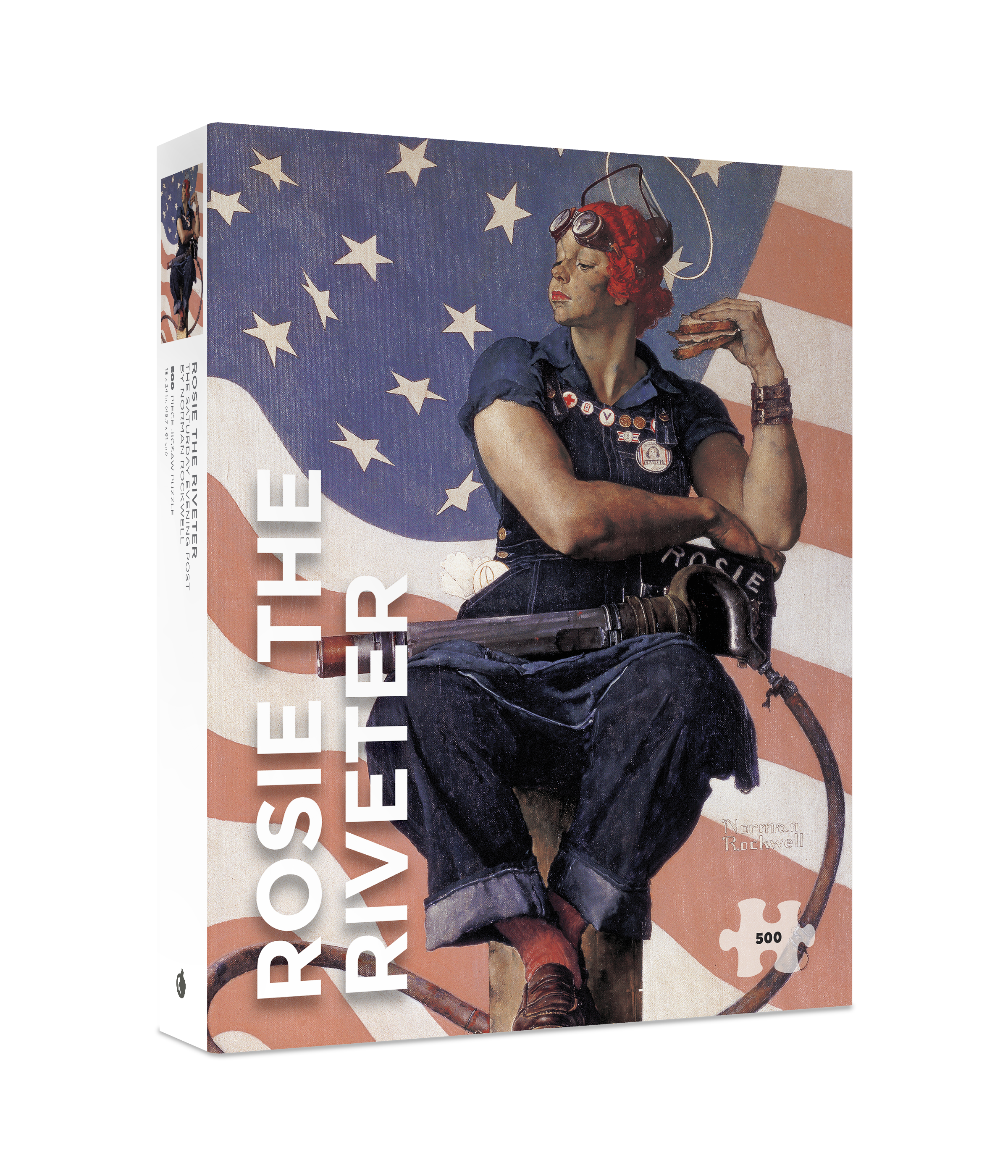 Rosie the Riveter by Norman Rockwell – 500 Piece Jigsaw Puzzle (Pomegranate)