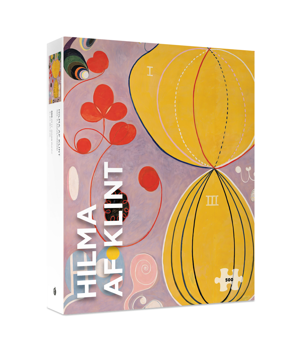 No. 7, Adulthood by Hilma af Klint – 500 Piece Jigsaw Puzzle (Pomegranate)