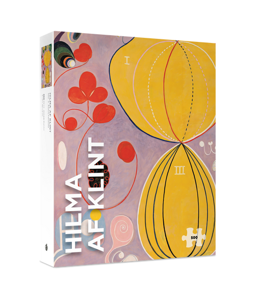 No. 7, Adulthood by Hilma af Klint – 500 Piece Jigsaw Puzzle (Pomegranate) - Completed Puzzle