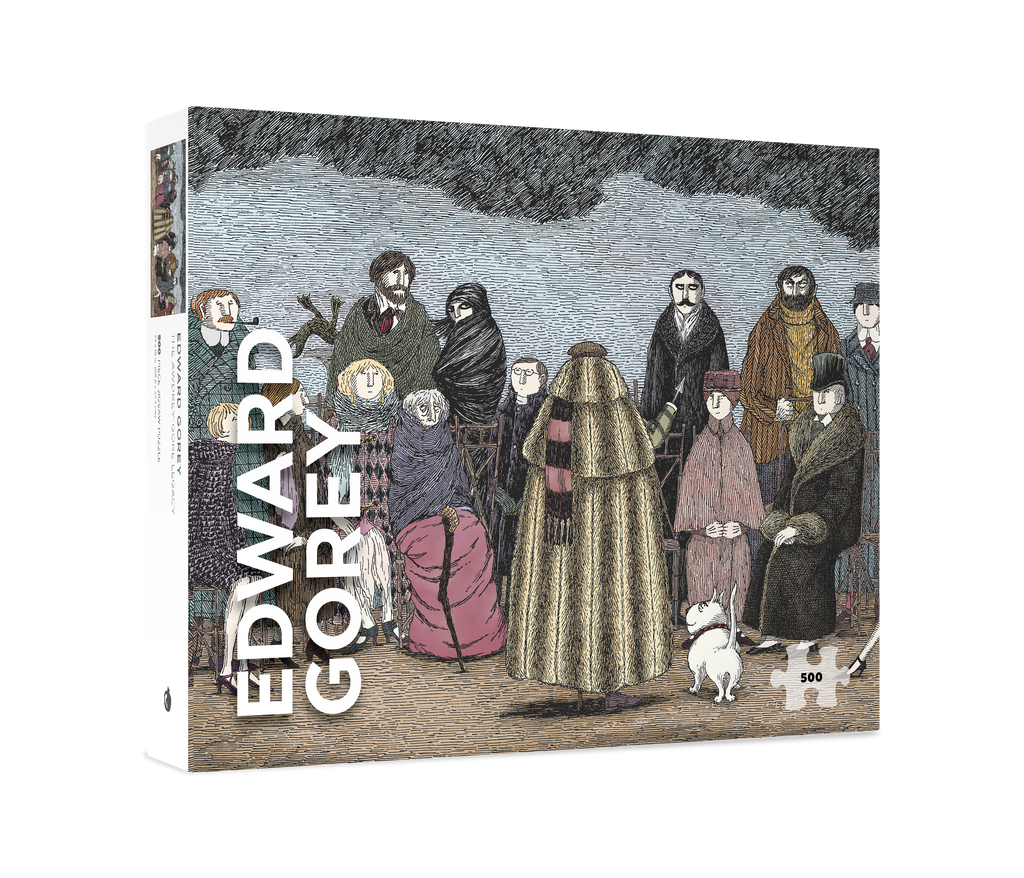 The Awdrey-Gore Legacy by Edward Gorey – 500 Piece Jigsaw Puzzle (Pomegranate)