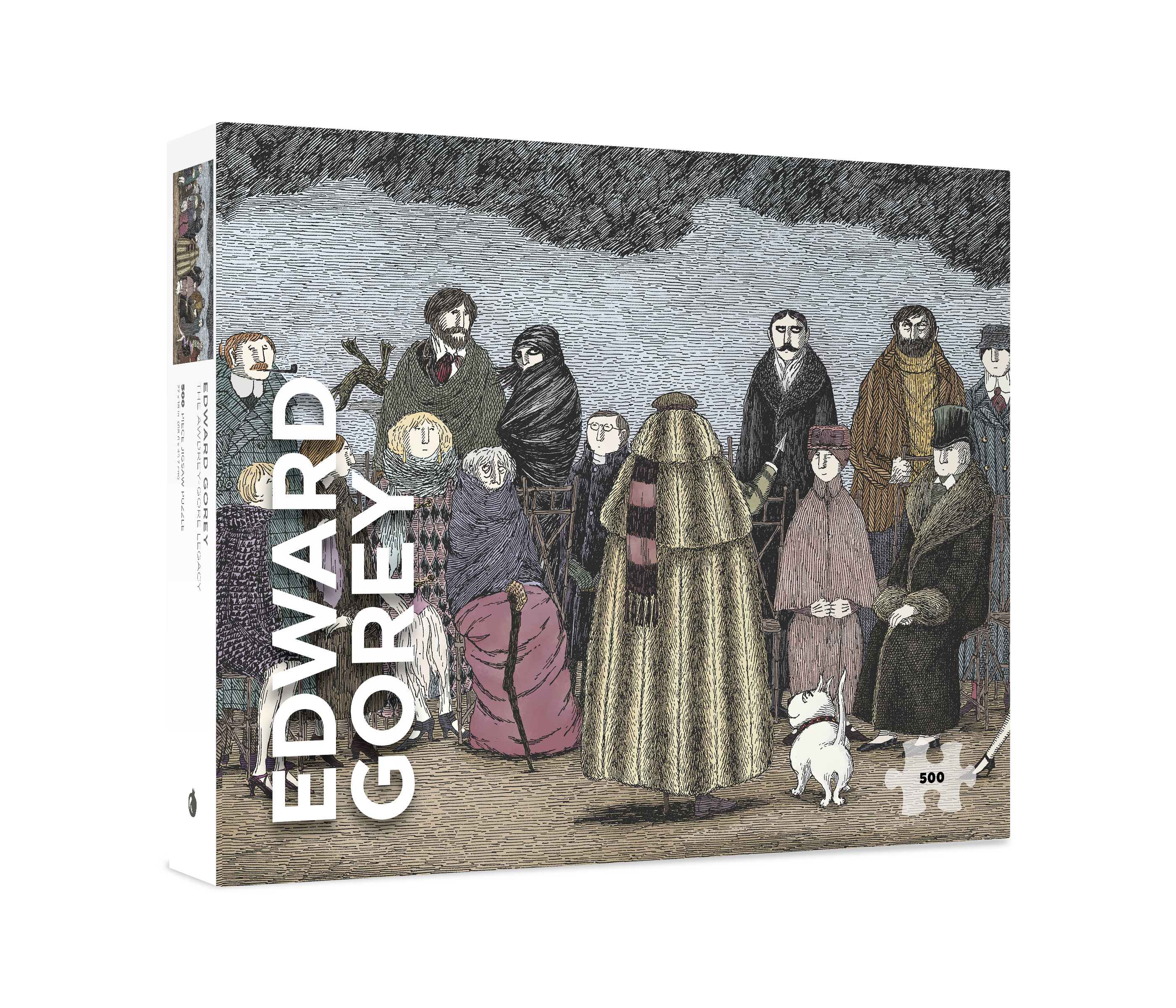 The Awdrey-Gore Legacy by Edward Gorey – 500 Piece Jigsaw Puzzle (Pomegranate)