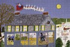 Santa Claus II by Grandma Moses – 500 Piece Jigsaw Puzzle (Pomegranate)