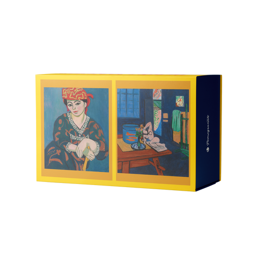 Henri Matisse – 120 Piece Double-Sided Jigsaw Puzzle (Pomegranate) - Completed Puzzle
