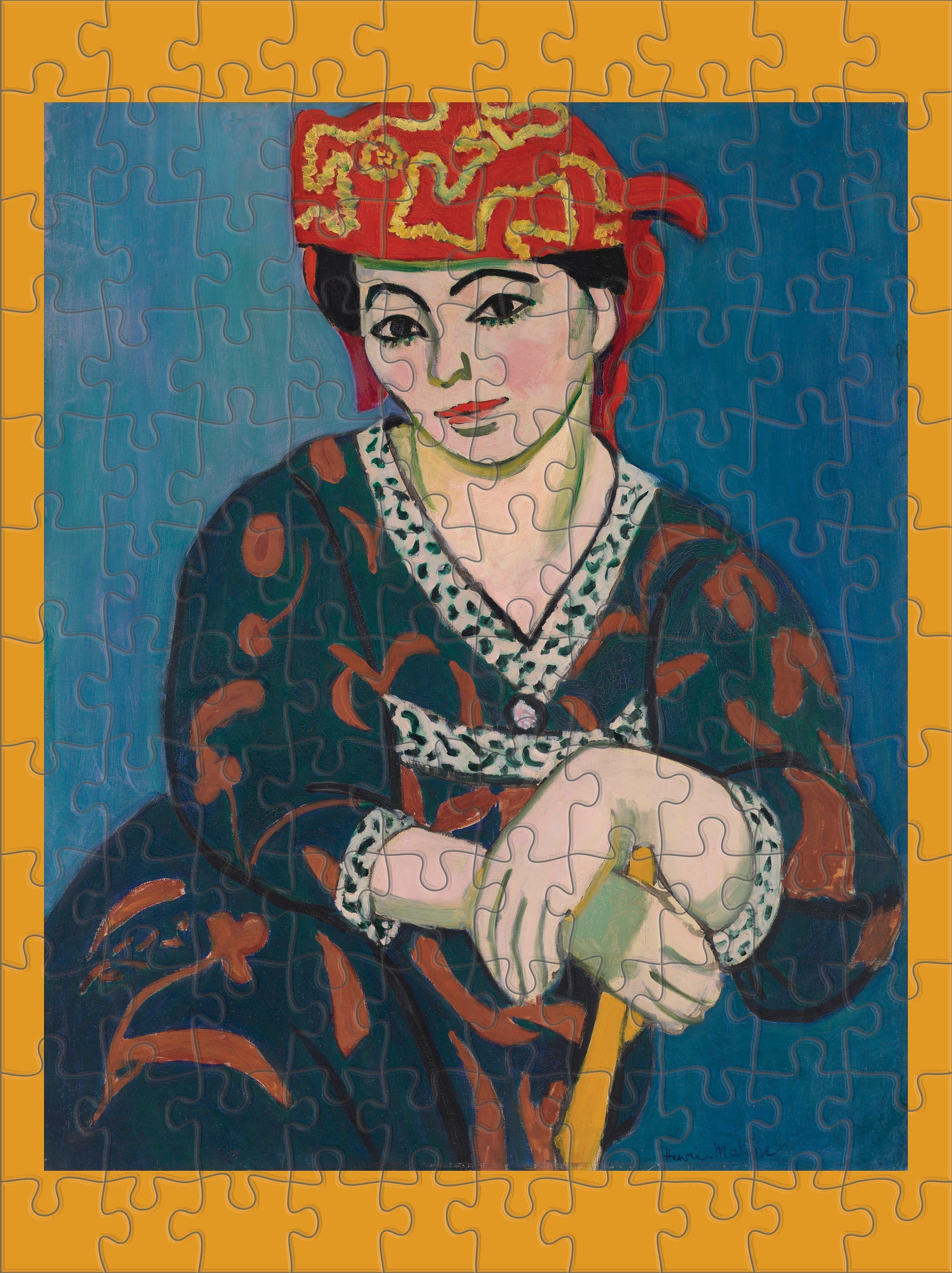 Henri Matisse – 120 Piece Double-Sided Jigsaw Puzzle (Pomegranate)