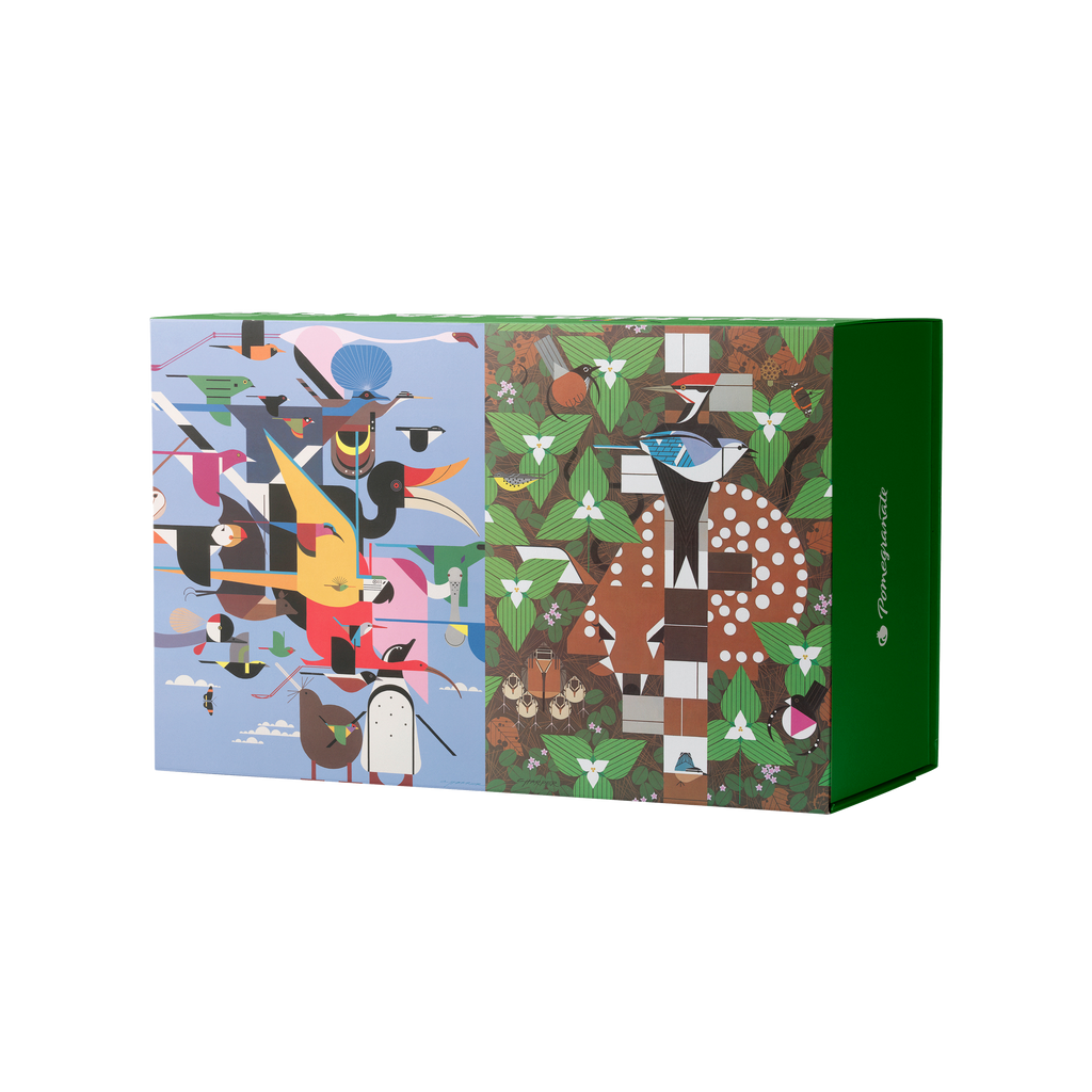 Charley Harper – 120 Piece Double-Sided Jigsaw Puzzle Set (Pomegranate)