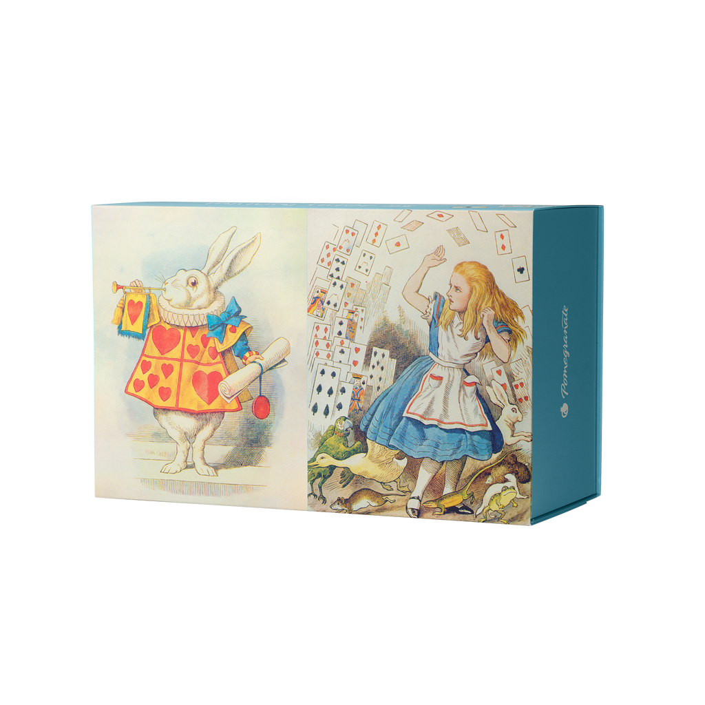 Alice in Wonderland by Sir John Tenniel – 120 Piece Double-Sided Jigsaw Puzzle (Pomegranate)