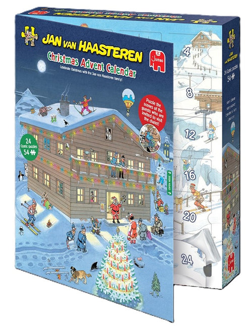 2025 Advent Calendar by Jan Van Haasteren – 24 x 54 Piece Jigsaw Puzzles (Jan Van Haasteren) - Completed Puzzle