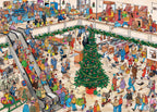 ** Pre-Order ** Christmas Mall by Jan van Haasteren - 1000 Piece Jigsaw Puzzle (Jumbo)
