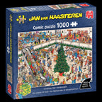 ** Pre-Order ** Christmas Mall by Jan van Haasteren - 1000 Piece Jigsaw Puzzle (Jumbo) - Completed Puzzle