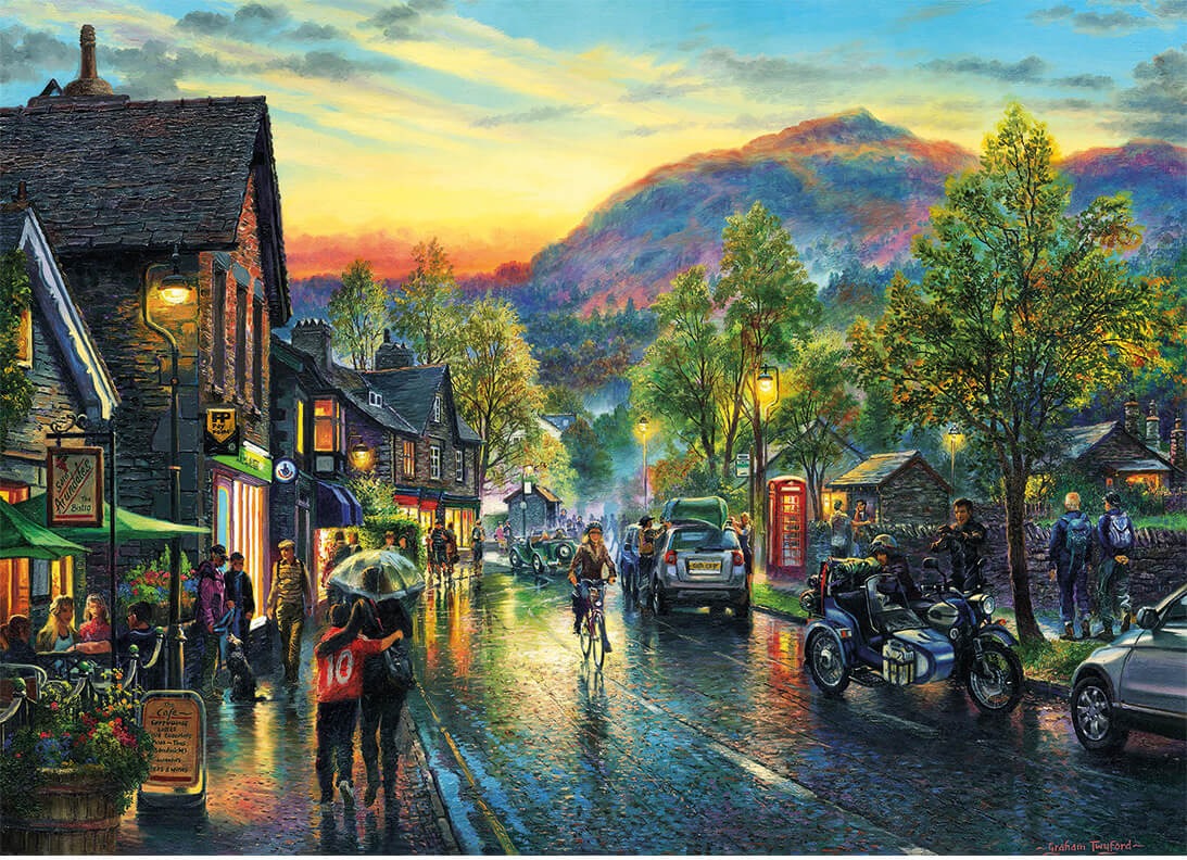 Artwork: Grasmere by Twilight by Graham Twyford – 1000 Piece Jigsaw Puzzle (Gibsons)