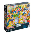 Box, turned right: Jumble Sale – 500 XL Piece Jigsaw Puzzle (House of Puzzles)