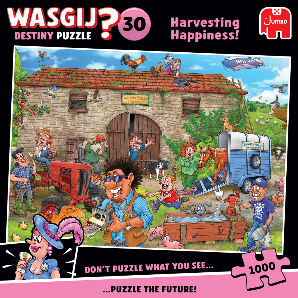 Wasgij Destiny 30: Harvesting Happiness - 1000 Piece Jigsaw Puzzle by Wasgij