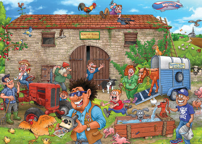 Wasgij Destiny 30: Harvesting Happiness - 1000 Piece Jigsaw Puzzle by Wasgij