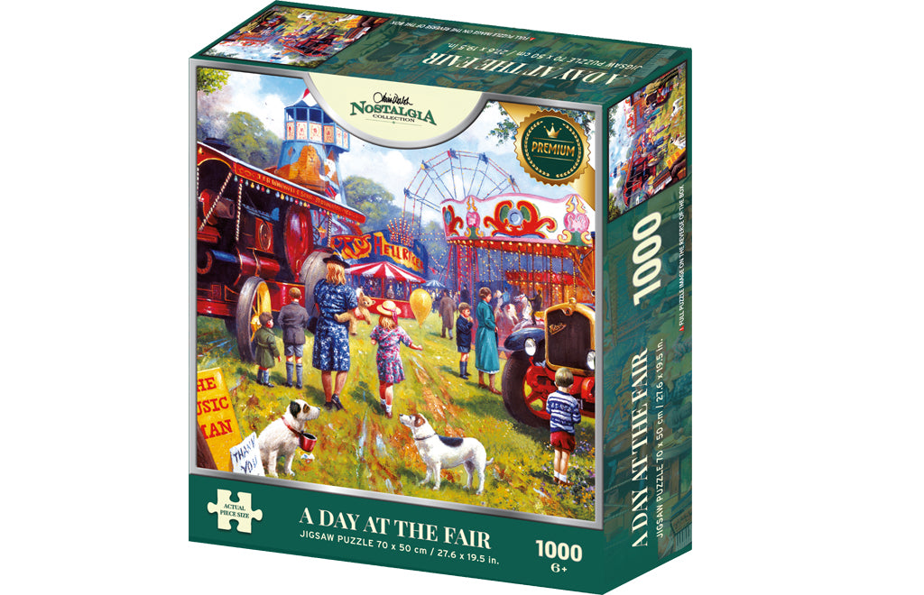 Kidicraft - Kevin Walsh - A Day At The Fair - 1000 Piece Jigsaw Puzzle