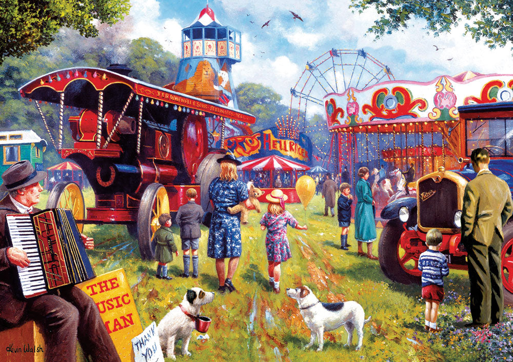 Kidicraft - Kevin Walsh - A Day At The Fair - 1000 Piece Jigsaw Puzzle ...