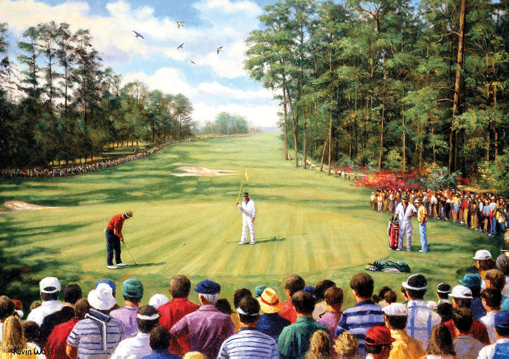 At The Golf Tournament by Kevin Walsh – 1000 Piece Jigsaw Puzzle (Kidicraft)