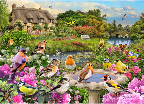 Artwork: Gibsons - Birdsong by the Stream - 1000 Piece Jigsaw Puzzle
