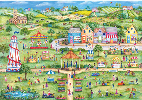 Artwork: Celebrating Summer – 500 Piece Jigsaw Puzzle (Gibsons)