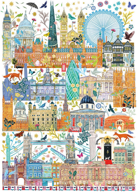 Artwork: London Skyline – 1000 Piece Jigsaw Puzzle (Gibsons)