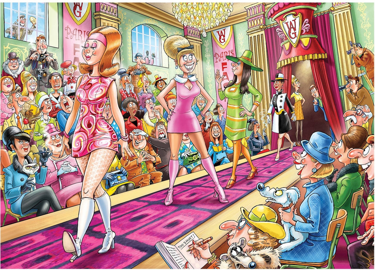Artwork: Wasgij Destiny 32 - Passion for Fashion! - 1000 Piece Jigsaw Puzzle (Wasgij)