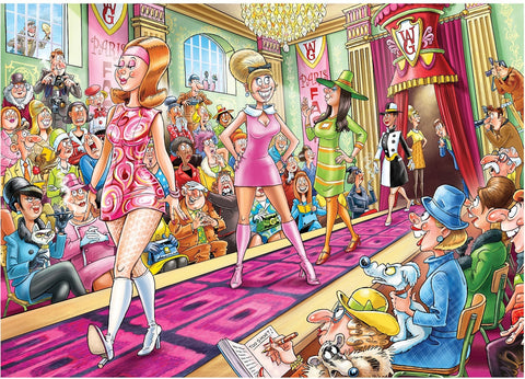 Artwork: Wasgij Destiny 32 - Passion for Fashion! - 1000 Piece Jigsaw Puzzle (Wasgij)