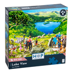 Box, turned right: Lake View – 500 XL Piece Jigsaw Puzzle (House of Puzzles)