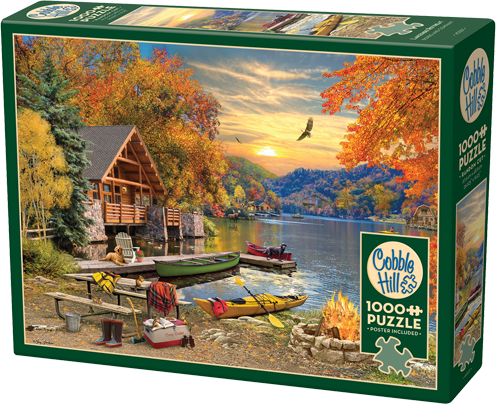 Lakeside Retreat – 1000 Piece Jigsaw Puzzle (Cobble Hill)