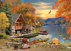 Lakeside Retreat – 1000 Piece Jigsaw Puzzle (Cobble Hill)