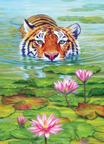 Land of the Lotus – 1000 Piece Jigsaw Puzzle (Cobble Hill)