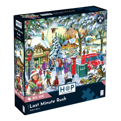 ** Pre-Order ** Last Minute Rush by Robert Barry - Big 500 Piece Jigsaw Puzzle (House of Puzzles)