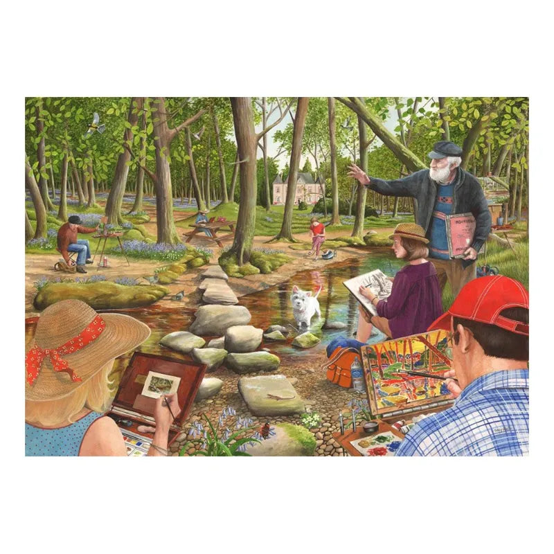 Learn To Paint – 500 XL Piece Jigsaw Puzzle (HOP)