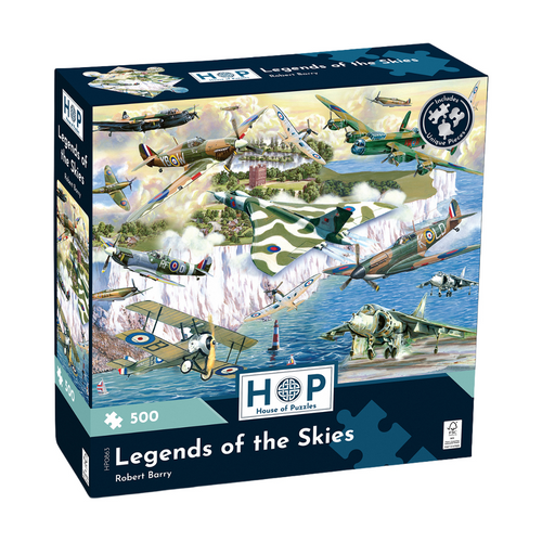 ** Pre-Order ** Legends of the Skies by Robert Barry - 500 Piece Jigsaw Puzzle (House of Puzzles)