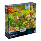 Box, turned left: Lily Pond – 1000 Piece Jigsaw Puzzle (House of Puzzles)