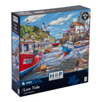 Box, turned right: Low Tide – 1000 Piece Jigsaw Puzzle (House of Puzzles)