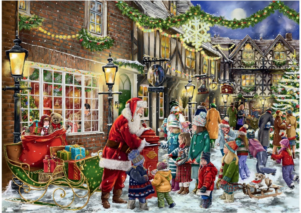 Artwork, puzzle 2 of 2: Letters For Santa – 2 x 1000 Piece Jigsaw Puzzles (Falcon de luxe)