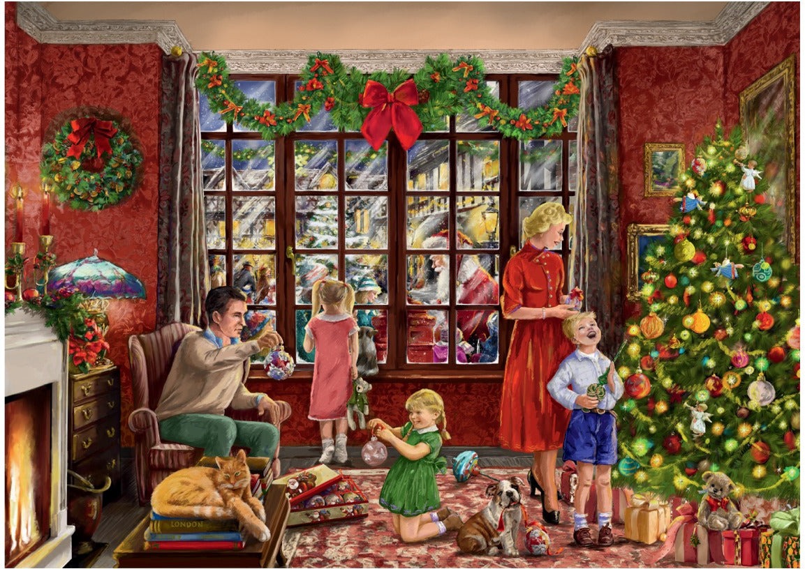 Artwork, puzzle 1 of 2: Letters For Santa – 2 x 1000 Piece Jigsaw Puzzles (Falcon de luxe)