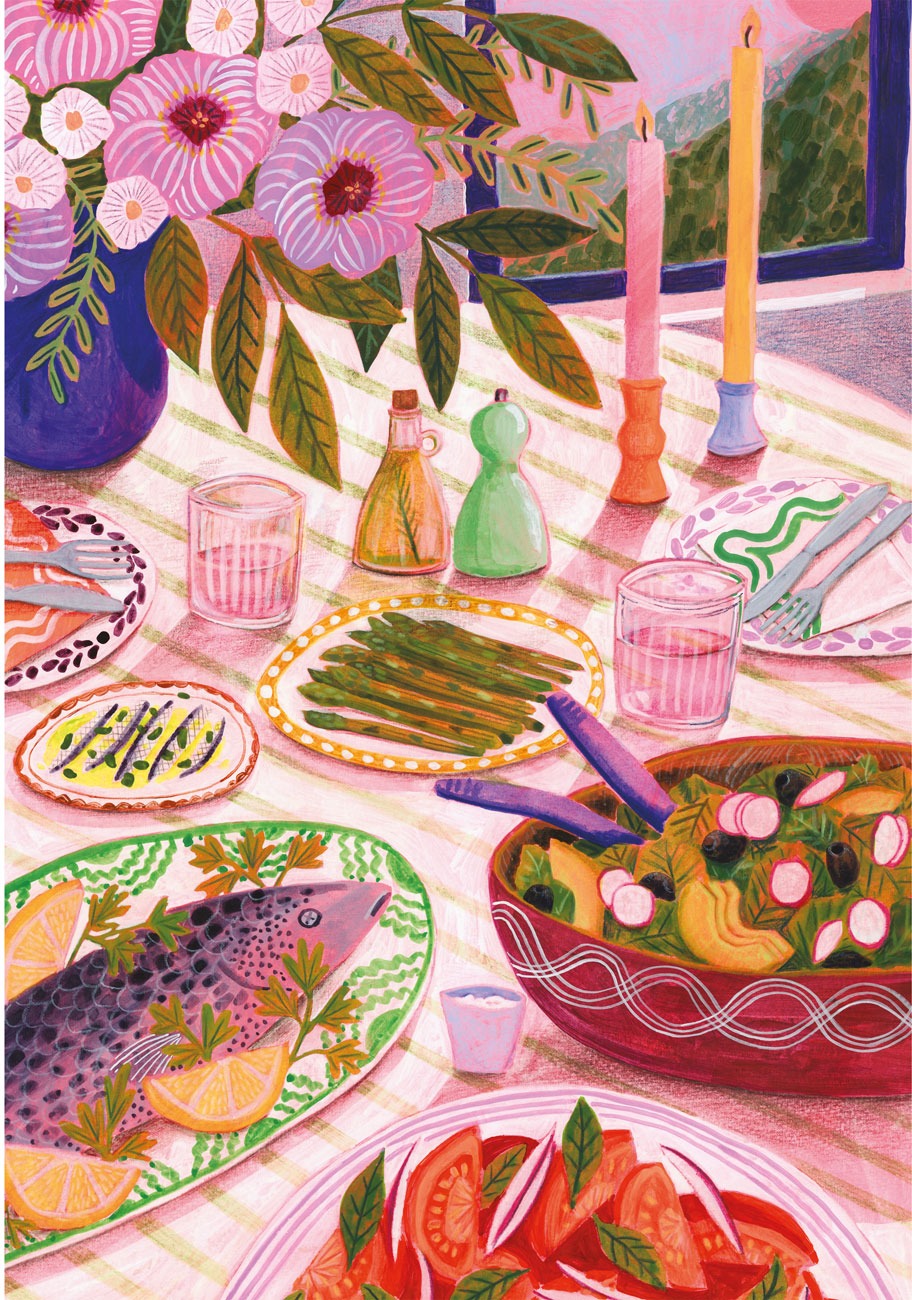 Artwork, puzzle 1 of 3: Moments to Savour - 3 x 500 Piece Jigsaw Puzzle (Gibsons)