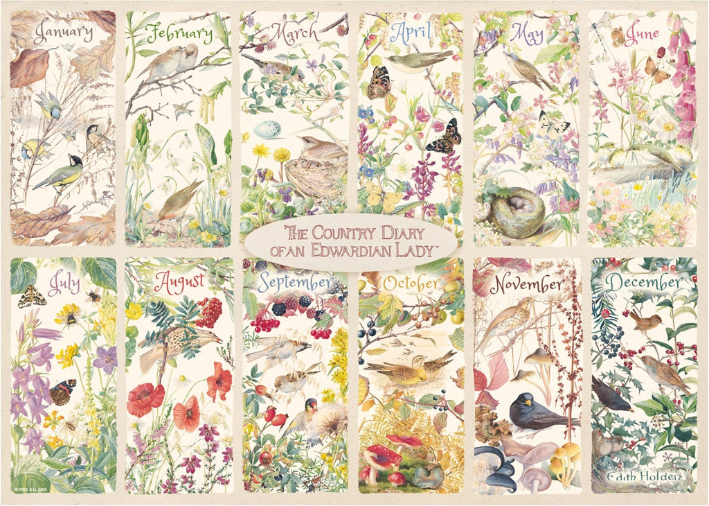 Artwork: A Year Of The Country Diary – 1000 Piece Jigsaw Puzzle (Falcon de luxe)