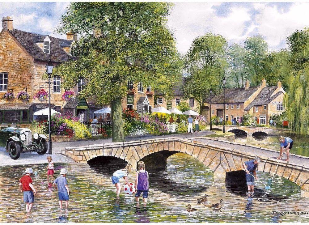 Artwork: Bourton on the Water – 1000 Piece Jigsaw Puzzle (Gibsons)