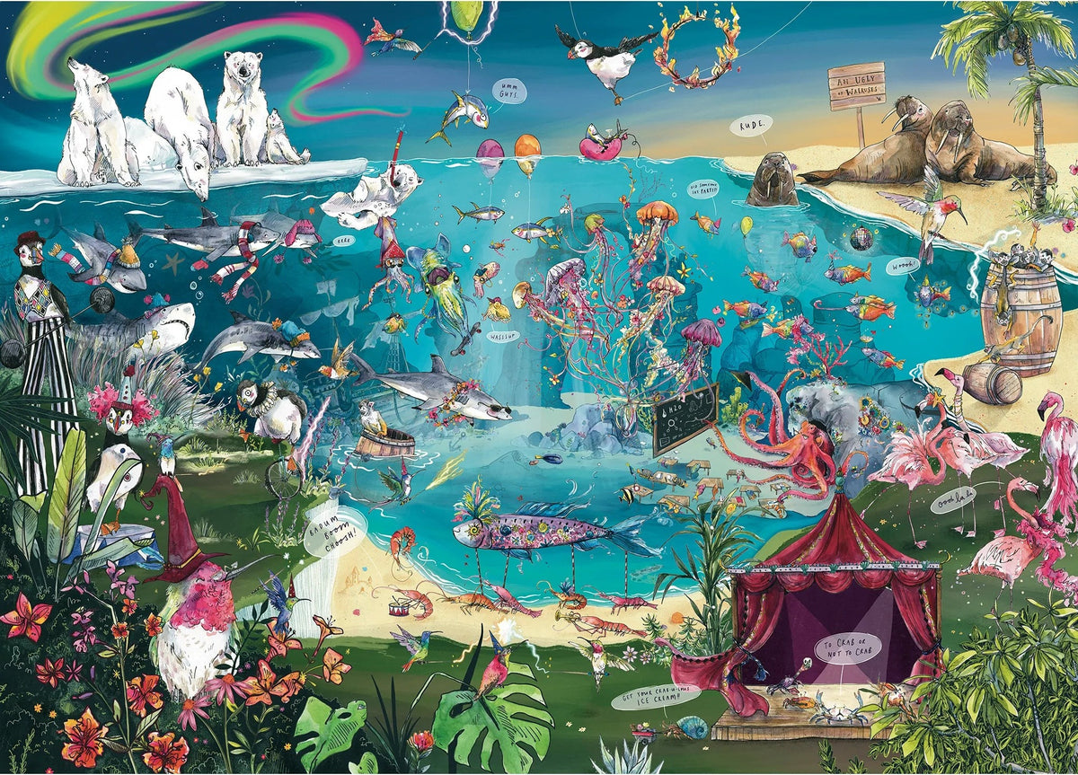 Artwork: A Collective of Creatures – 1000 Piece Jigsaw Puzzle (Gibsons)