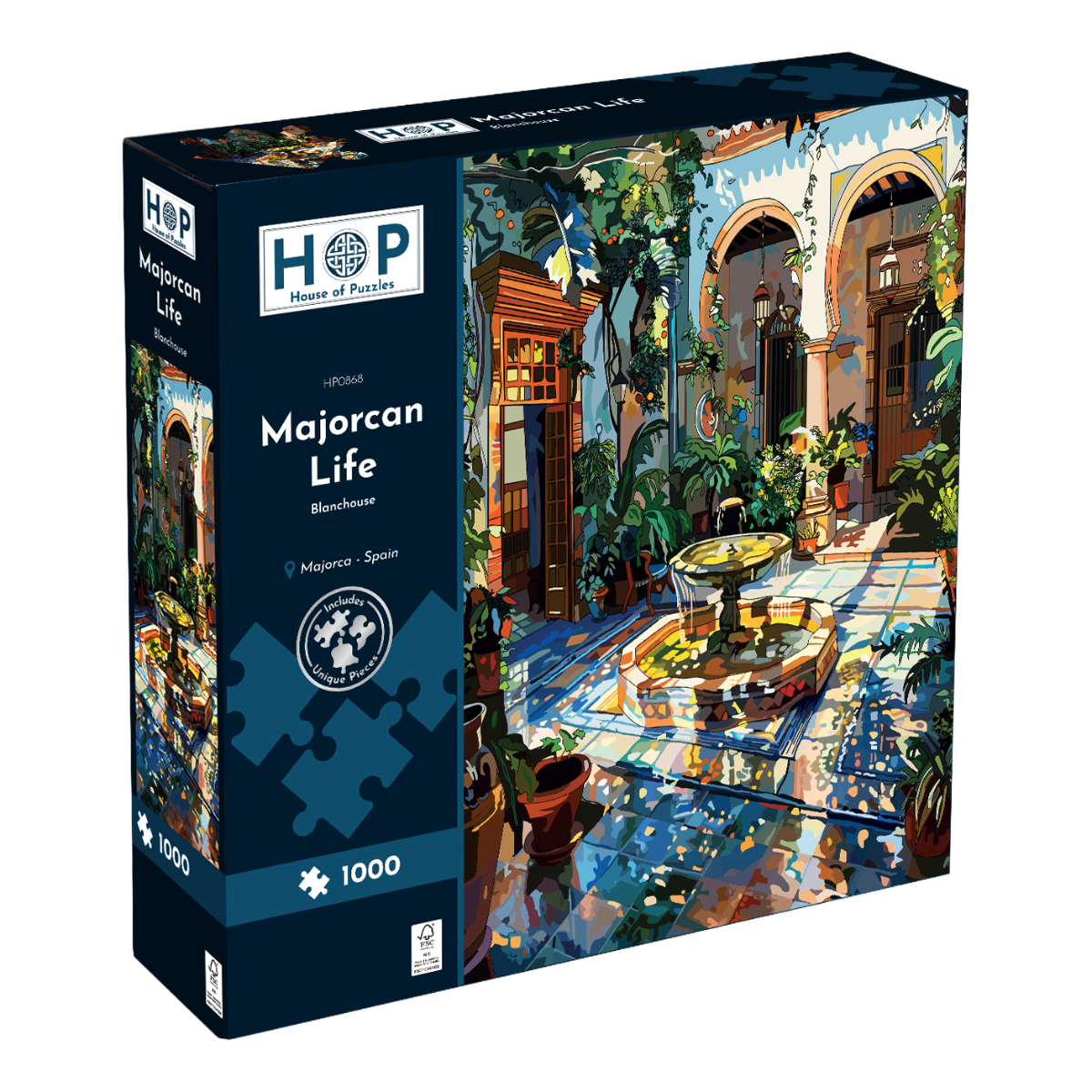 ** Pre-Order ** Majorcan Life by Blanchouse - 1000 Piece Jigsaw Puzzle (House of Puzzles)