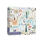 Box, turned right: Map of London – 1000 Piece Jigsaw Puzzle (Gibsons)