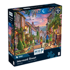 Box, turned right: Mermaid Street, Rye, Sussex by Steve Crisp - 1000 Piece Jigsaw Puzzle (House of Puzzles)