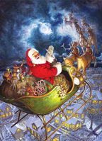 Merry Christmas to All – 1000 Piece Jigsaw Puzzle (Cobble Hill)