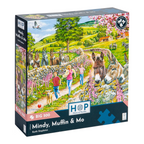 Box, turned left: Mindy, Muffin & Mo – 500 XL Piece Jigsaw Puzzle (House of Puzzles)
