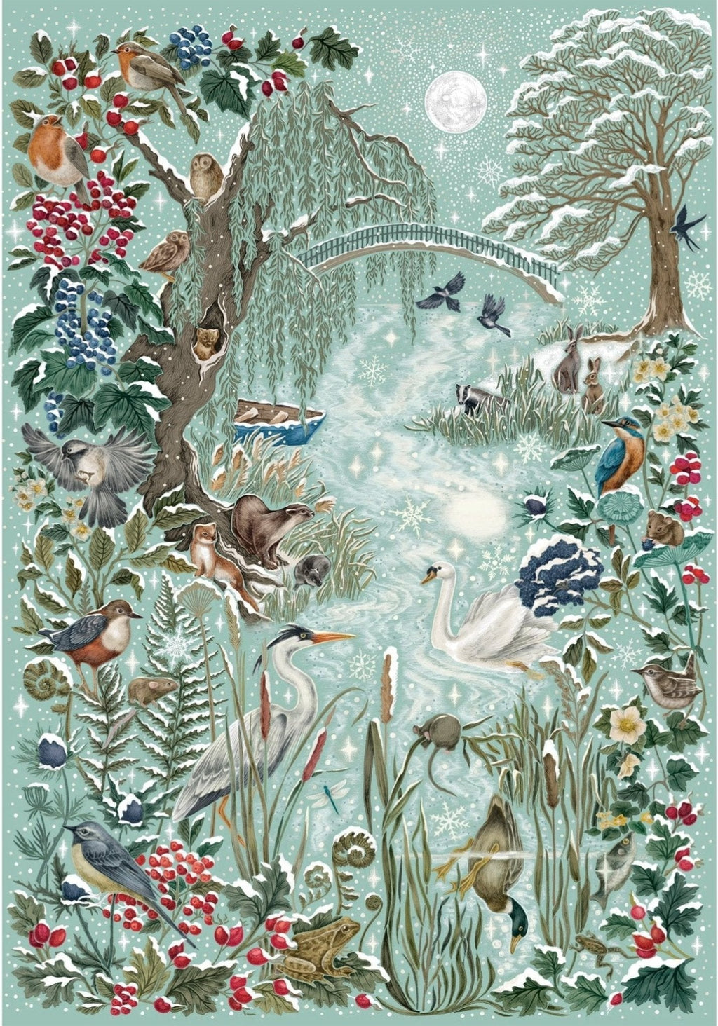 Artwork: Frosted River – 1000 Piece Jigsaw Puzzle (Gibsons)