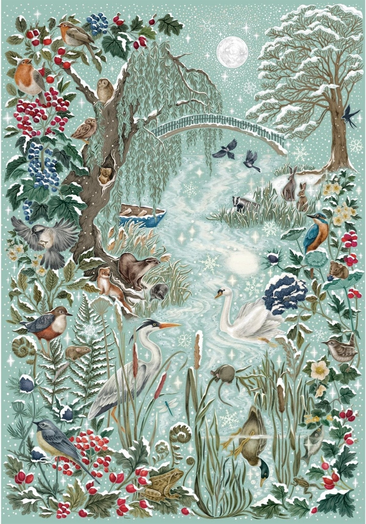 Artwork: Frosted River – 1000 Piece Jigsaw Puzzle (Gibsons)