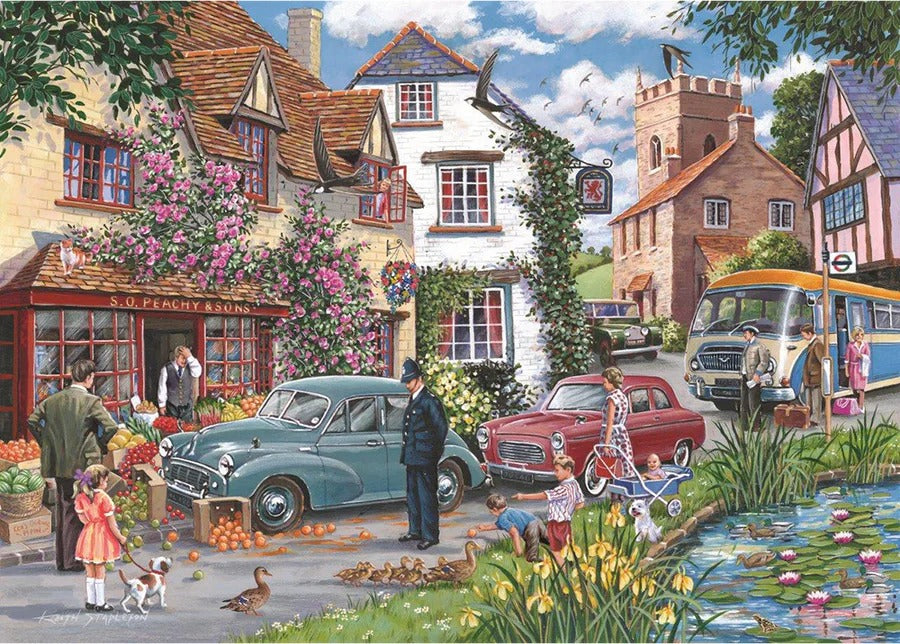 Artwork: Traffic Jam – 1000 Piece Jigsaw Puzzle (House of Puzzles)