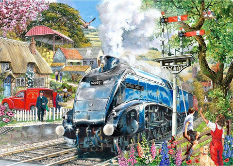 Artwork: Knight Train – 500 Piece Jigsaw Puzzle (House of Puzzles)