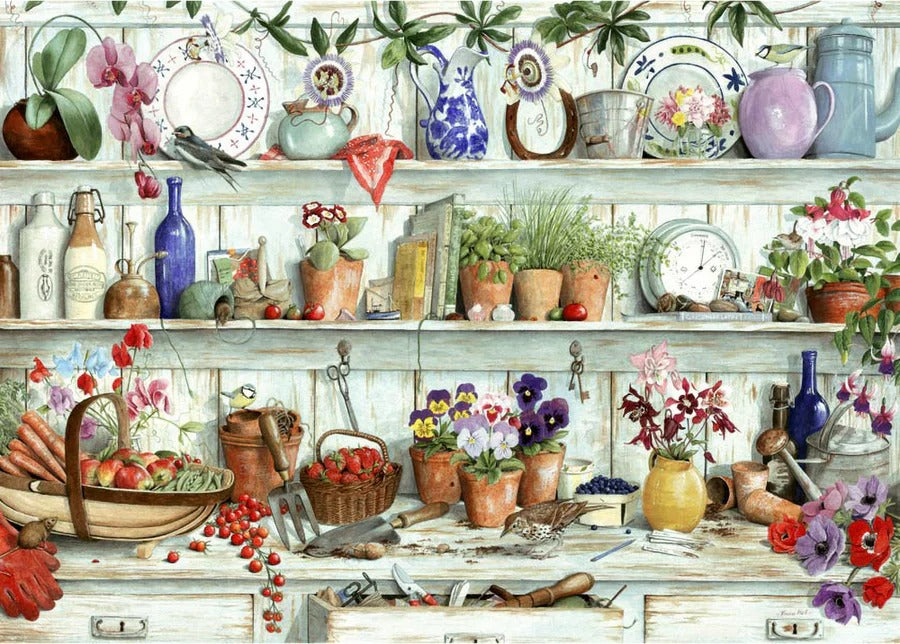 Artwork: Posies & Produce – 500 Piece Jigsaw Puzzle (House of Puzzles)